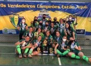 Futsal feminino rio-verdense é campeão na Copa Goiás