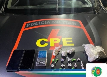 Denúncias ajudam CPE na prisão de traficantes em Rio Verde e drogas avaliadas em R$100 mil