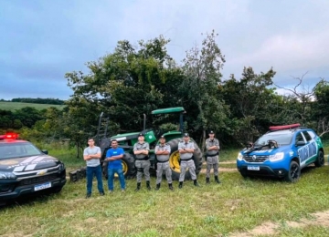 Trator furtado em 2016 é recuperado em Rio Verde