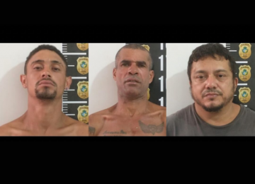 Trio é preso por roubos violentos em Santa Helena; uma das vítimas está em estado grave