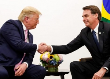 Trump recebe elogios de Bolsonaro