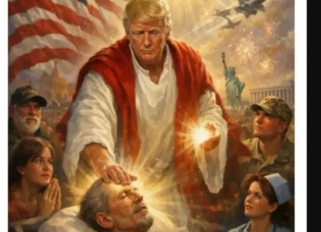 Trump publica imagem como Jesus após atacar papa Leão; 