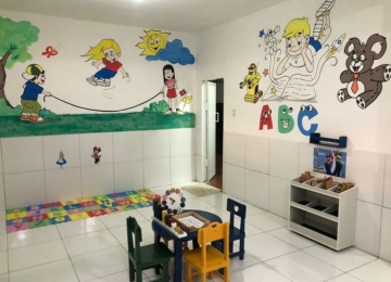 Unidades prisionais de Itumbiara e Santa Helena de Goiás inauguram brinquedoteca através de Polícia Penal