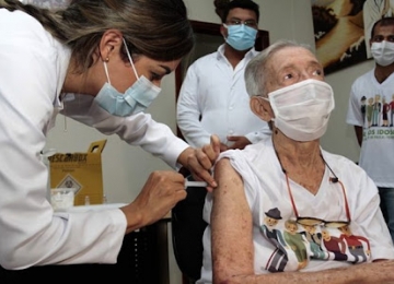 Vacinação contra Covid em Rio Verde marca pontos para reforço acima de 70 anos e 1ª dose para 12 anos