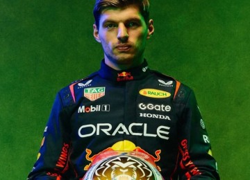 Verstappen homenageia o Brasil com capacete especial para o GP de São Paulo