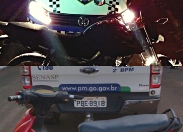 Duas motos roubadas são recuperadas por equipes da GCM e BPM