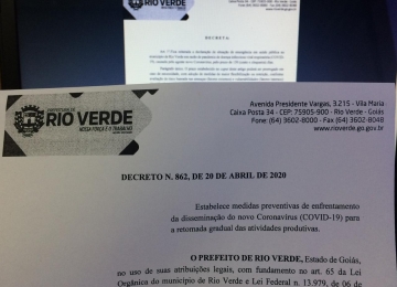 Decreto de Rio Verde estabelece volta gradual do comércio a partir da próxima segunda (27)