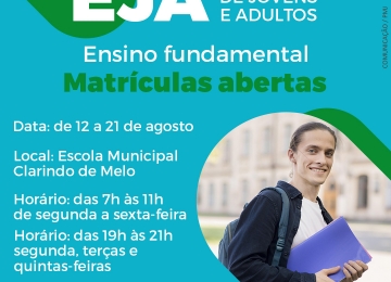 Jataí abre matrículas para semestre online do EJA 