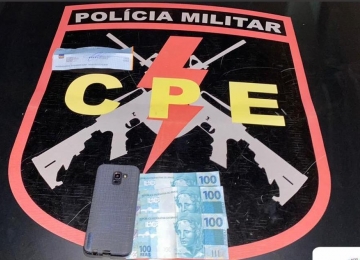 Após denúncia, CPE prende estelionatário com dinheiro falso na Vila Amália