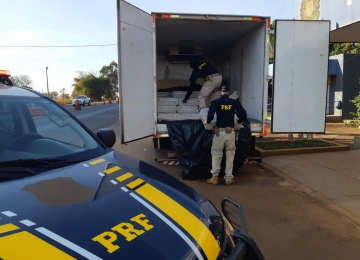 Caminhoneiro é preso tentando entrar em Rio Verde com 3,4 toneladas de maconha