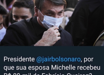 Internautas reproduzem nas redes sociais pergunta feita por jornalista ameaçado por Bolsonaro