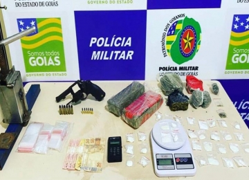 Traficante de maconha e cocaína é preso pela CPE no Bairro Veneza em Rio Verde