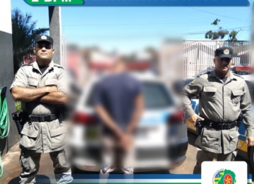Polícia Militar prende suspeito de tentativa de roubo a transeunte no Setor Pausanes