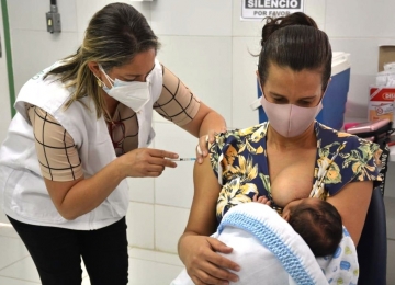 Saúde de Rio Verde vacina Puérperas nesta quinta e 2ª dose de Coronavac/Butantan na sexta