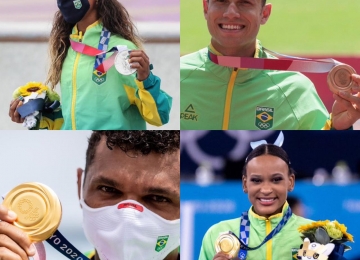 Posição do Brasil no quadro de medalhas das Olimpíadas de Tóquio é a melhor da história