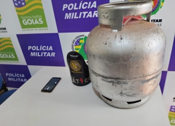 Comerciante é atuado por receptação de botijão de gás em Rio Verde 