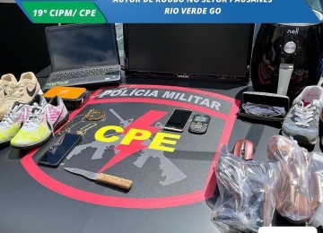 CPE prende em flagrante autor de roubo no Setor Pauzanes 