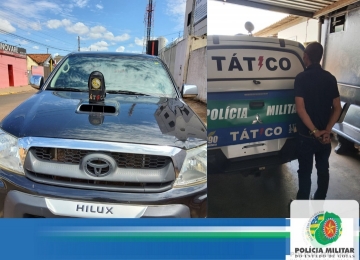 Equipe Tática recupera veículo roubado em Rio Verde 