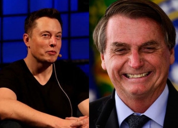 Bolsonaro se encontra com Elon Musk para debater sobre conectividade e proteção da Amazônia