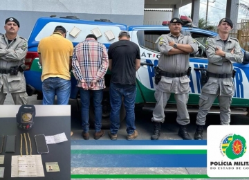 Suspeitos de aplicar golpes utilizando cheques de terceiros são presos em Rio Verde