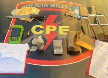CPE prende suspeito de tráfico de drogas e posse de munição de uso restrito no Bairro Dom Miguel