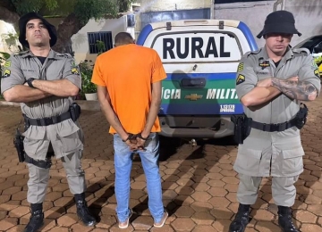 Batalhão Rural recaptura foragido da justiça pelo crime de roubo em Santa Helena 