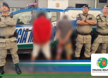 Suspeitos de roubo e tráfico de drogas são presos no Setor Pauzanes em Rio Verde