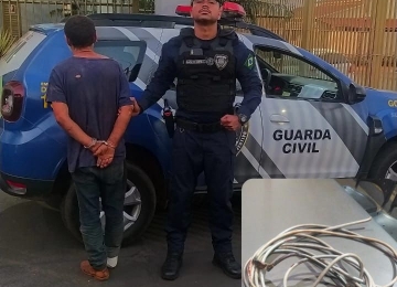 Homem é preso em flagrante por furto de fiação na zona rural de Rio Verde 
