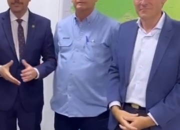Lissauer Vieira recebe apoio de Bolsonaro para se candidatar a prefeito em Rio Verde