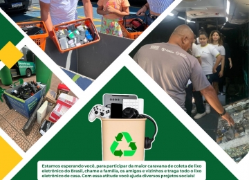 Caravana de coleta de lixo eletrônico acontece em Rio Verde