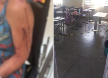 Professora é esfaqueada por aluna em escola de Goiás