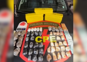 CPE Rio Verde prende indivíduo por tráfico de drogas no setor Lindolfina