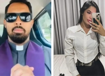 Família de noiva flagrada com padre em casa paroquial denuncia exposição de imagens nas redes