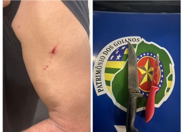 Mulher armada com facas é presa após ameaçar vítima e desacatar PM