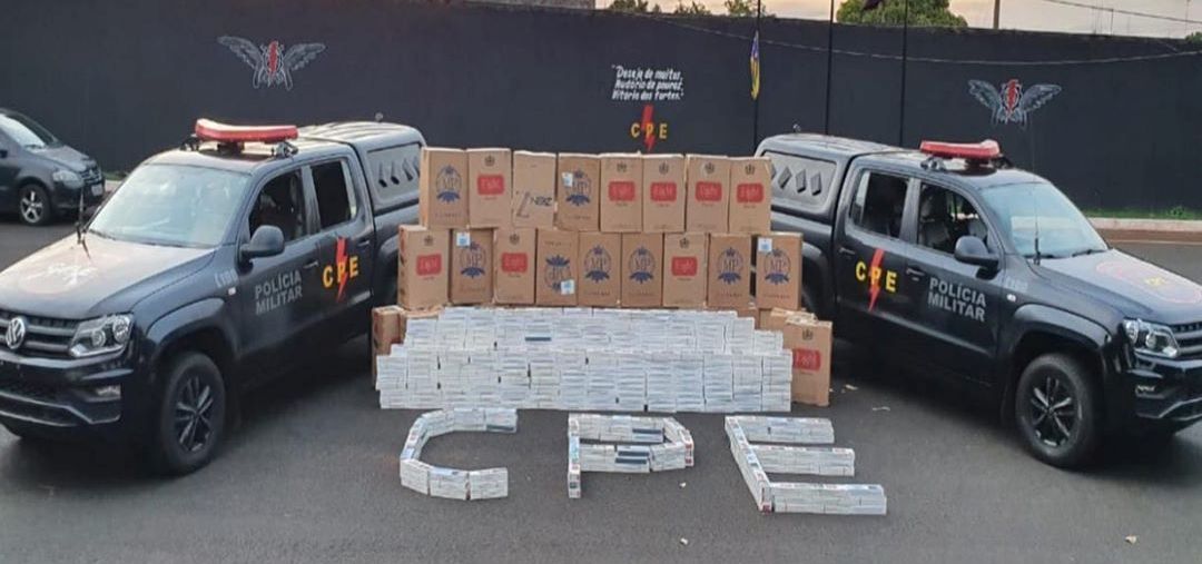 CPE apreende no Bairro Promissão mais de 2 mil maços de cigarros contrabandeados 