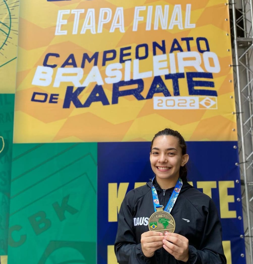 Atleta do Sudoeste goiano conquista duas medalhas em Campeonato Brasileiro de Karatê 