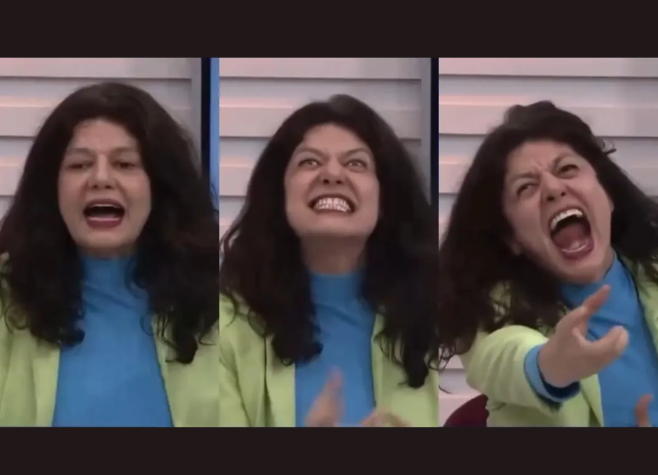 Atriz viraliza ao gritar e durante entrevista em telejornal; confira