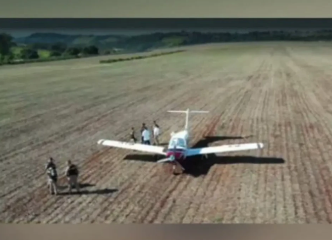 Avião que seguia para a Tecnoshow em Rio Verde faz pouso forçado no PR