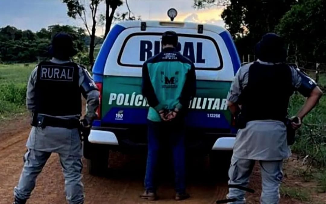 Batalhão Rural prende foragido da justiça em zona rural de Rio Verde