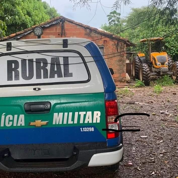 Batalhão rural recupera suposto trator furtado no Sudoeste goiano 