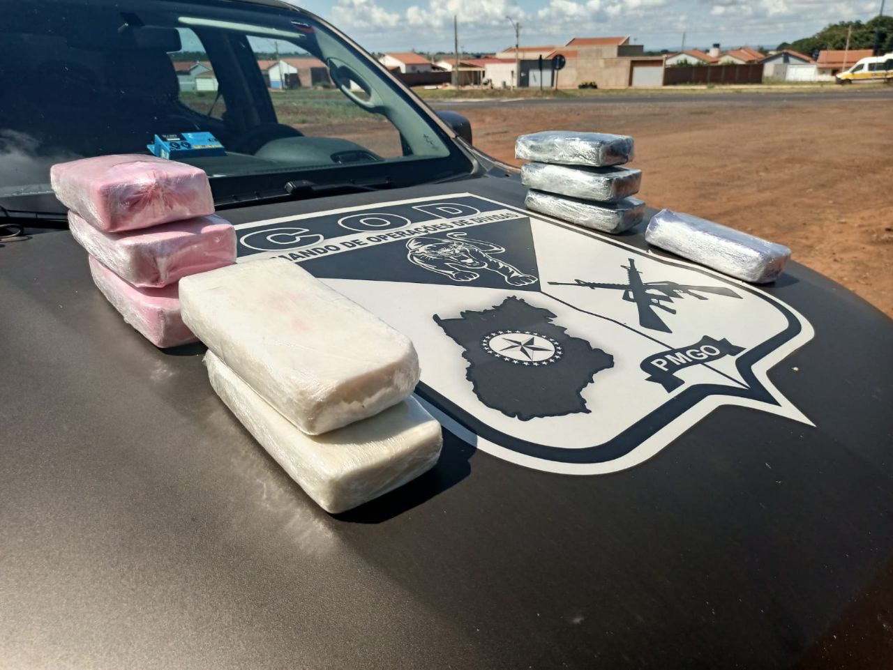 Equipes militares apreendem drogas em duas cidades do Sudoeste goiano