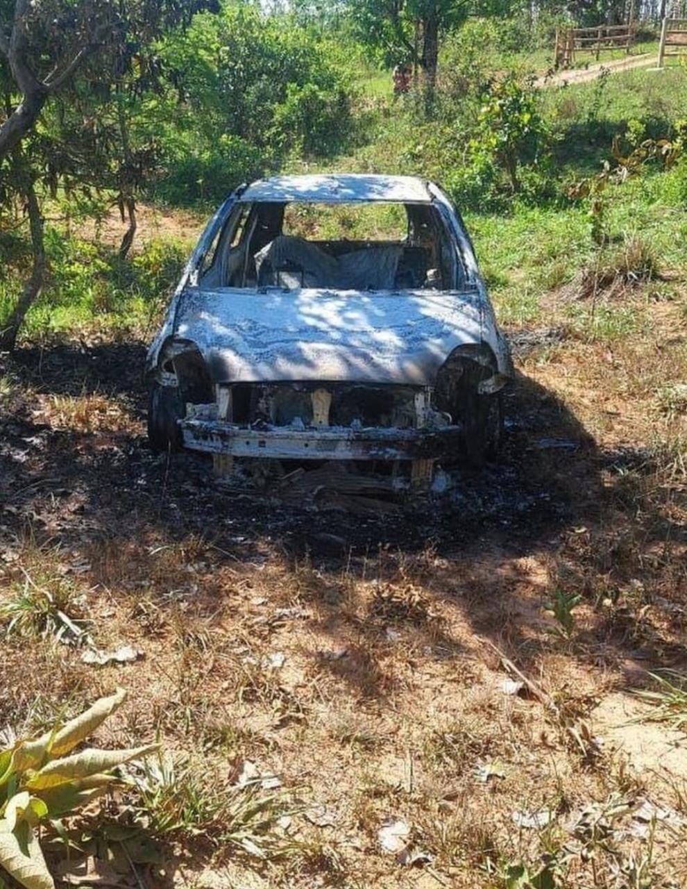 Corpo carbonizado é encontrado em carro no sudoeste goiano