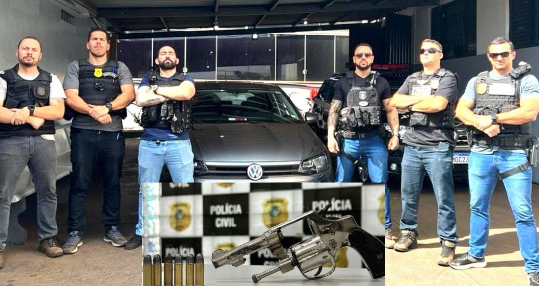 Apreensão de veículo roubado e arma de fogo: Polícia Civil de Rio Verde age com sucesso