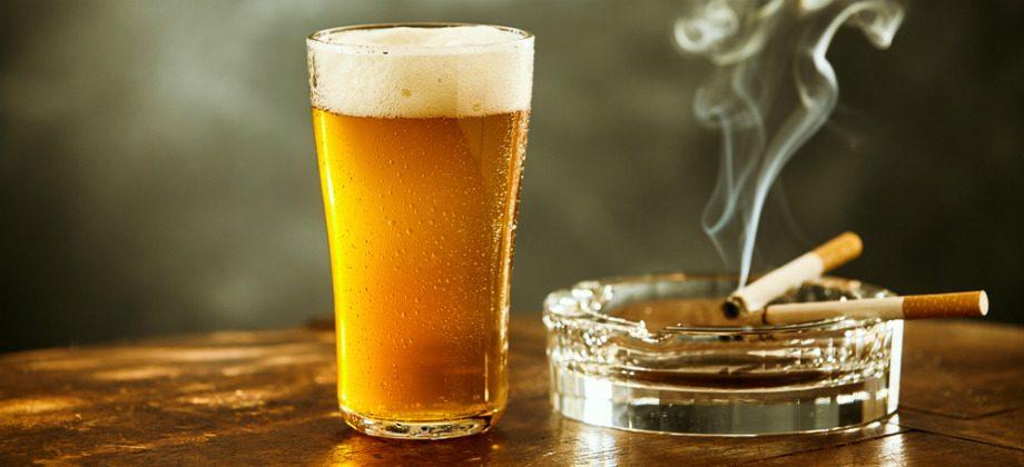 Estudo mostra que o tabaco e o álcool são principais causas de câncer