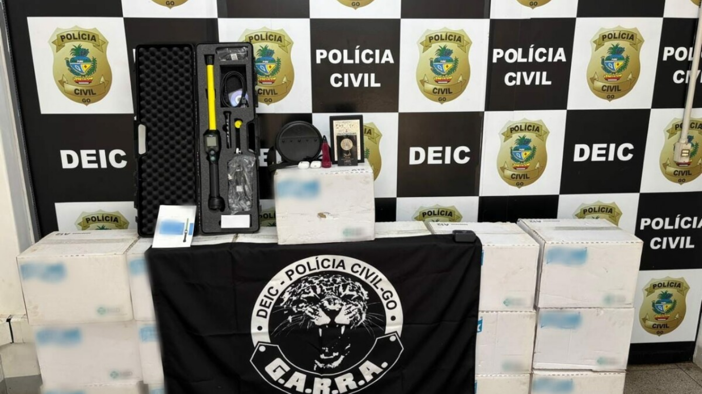 Polícia Civil recupera R$ 60 mil em objetos furtados e prende dupla em Aparecida de Goiânia