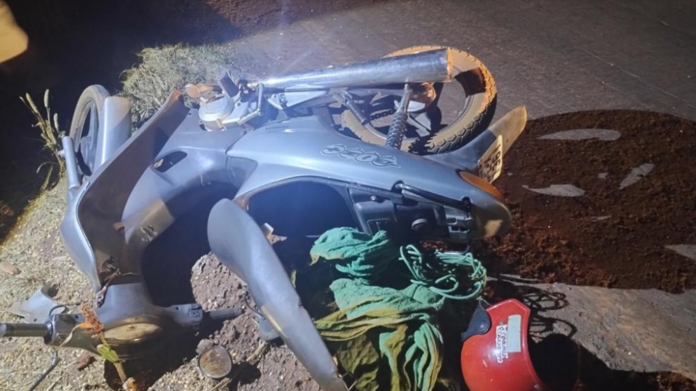 Motociclista perde a vida após ser atingido por caminhonete que fugiu sem prestar socorro