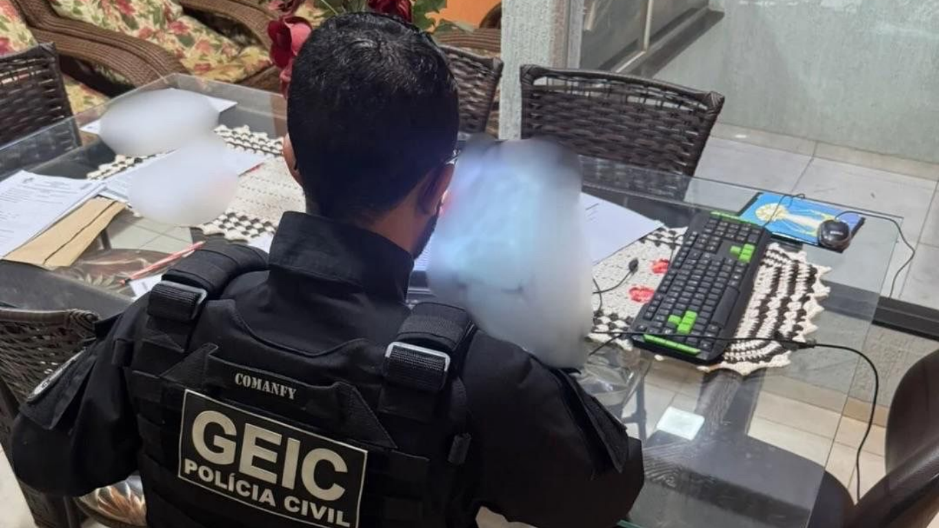 Polícia Civil de Rio Verde cumpre mandado contra crimes cibernéticos de abuso infantojuvenil