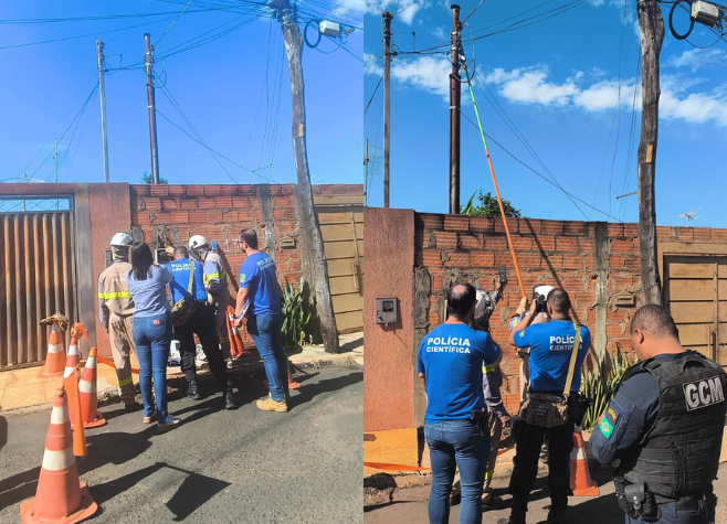 Gato de energia é descoberto no Bairro Renovação e morador é levado à delegacia em Rio Verde 