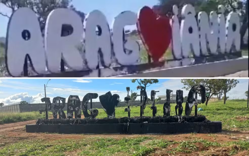 Placa na entrada de cidade que viralizou de 