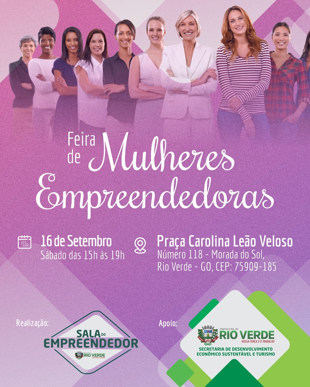 3ª Feira de Mulheres Empreendedoras acontece neste sábado (16) em Rio Verde